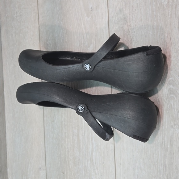 Crocs Women Alice Mary Jane Rubber Clog Mule Flats shoes sz 10 - Picture 8 of 12
